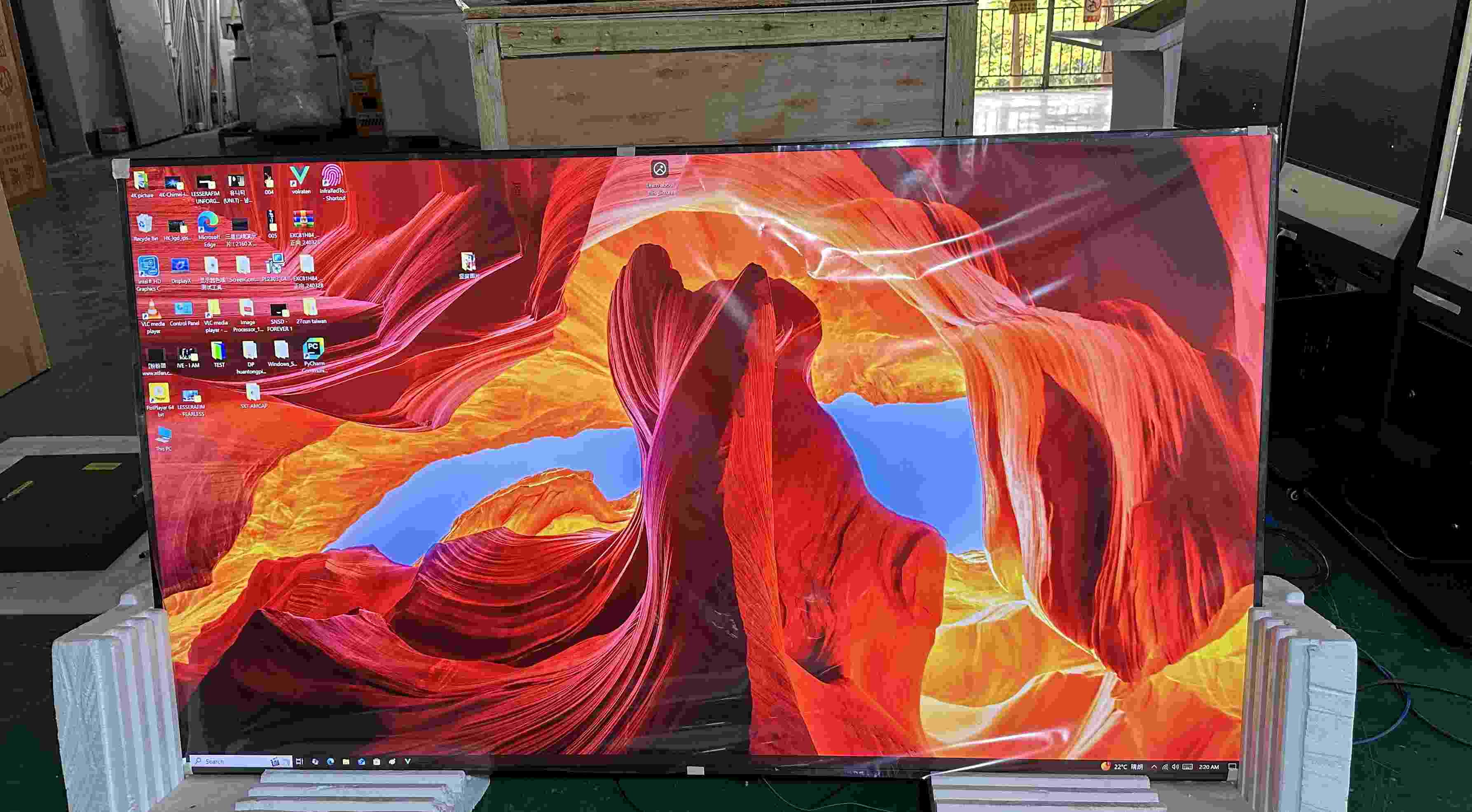 86 -calowy Monitor ekranu dotykowego z płaskim panelem LED 4K