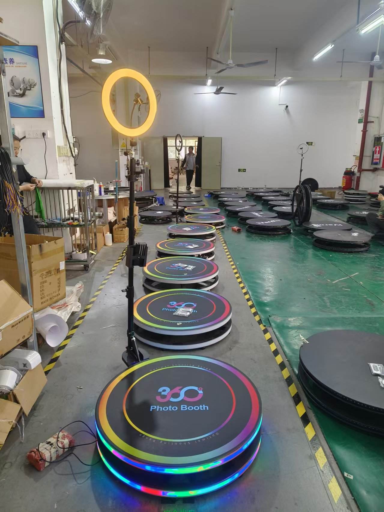 Automatyczna kabina fotograficzna 360 aparatu